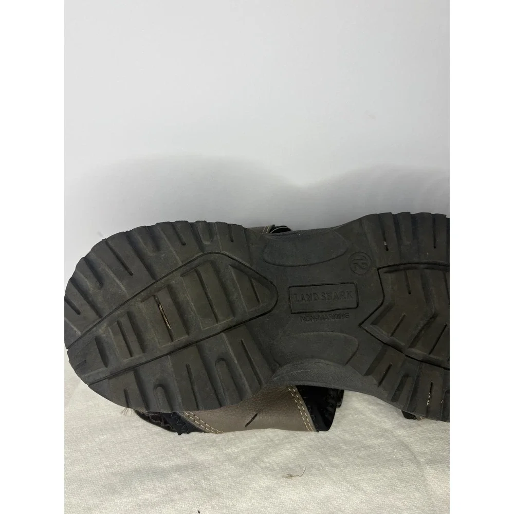 Land Shark Sport Sandals Men's Size‎ 12 Hook-and-Loop Adjustable Strap Open Toe